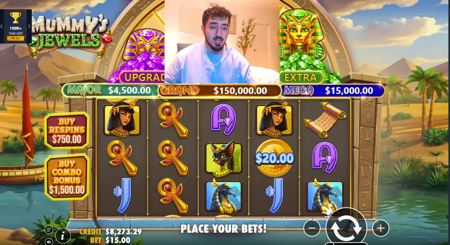 Tyceno in a casino stream setting